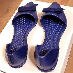 Native flats, Size US Women 6, Navy colour